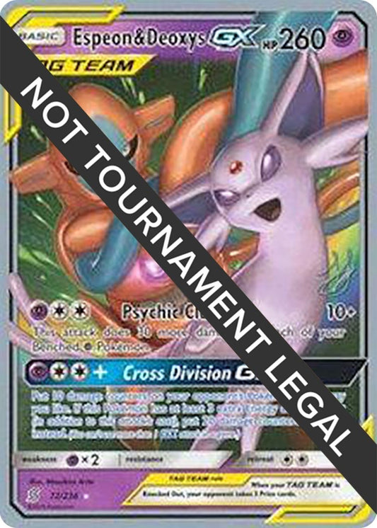 Image for Espeon & Deoxys GX - 2019 (Henry Brand) (72/236) (World Championship Decks) - Pokemon