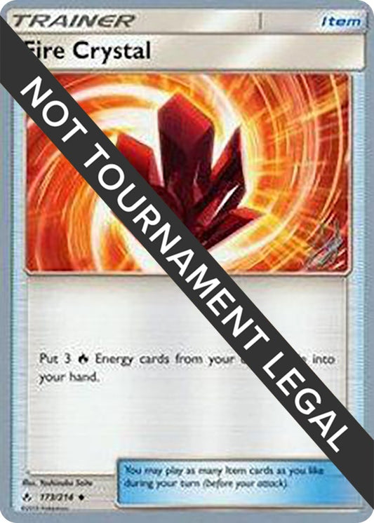 Image for Fire Crystal - 2019 (Henry Brand) (173/214) (World Championship Decks) - Pokemon