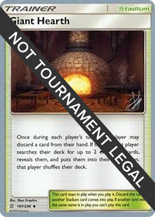 Image for Giant Hearth - 2019 (Henry Brand) (197/236) (World Championship Decks) - Pokemon