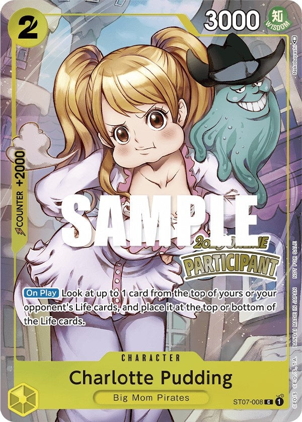 Image for Charlotte Pudding (Online Regional 2023) [Participant] (ST07-008) (One Piece Promotion Cards) - One Piece Card Game