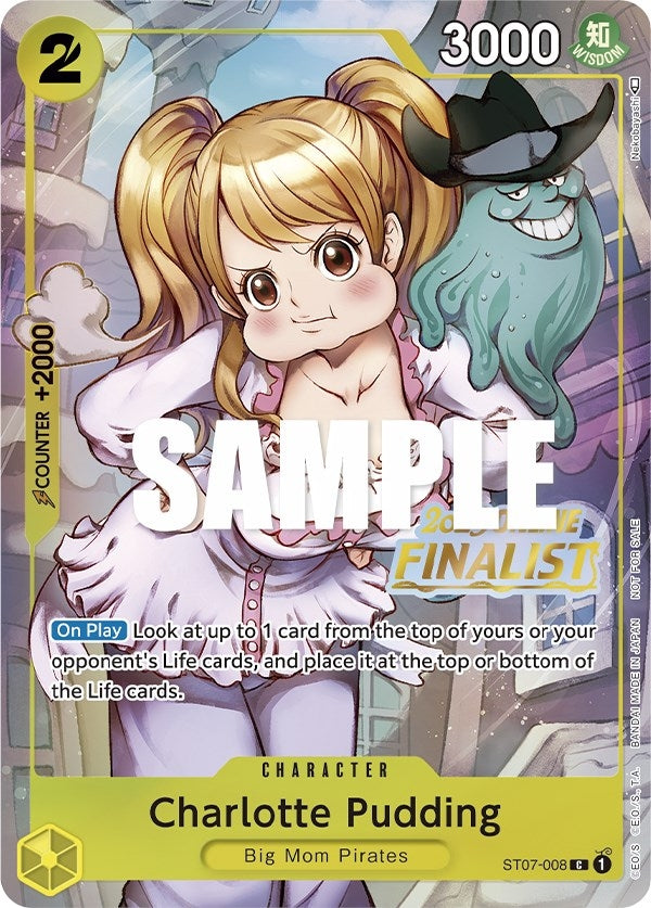 Image for Charlotte Pudding (Online Regional 2023) [Finalist] (ST07-008) (One Piece Promotion Cards) - One Piece Card Game