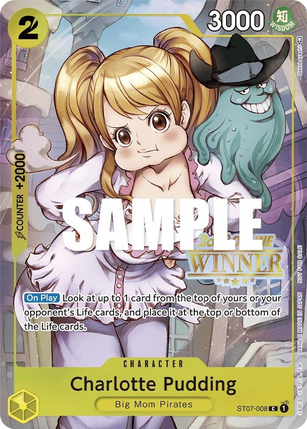 Image for Charlotte Pudding (Online Regional 2023) [Winner] (ST07-008) (One Piece Promotion Cards) - One Piece Card Game