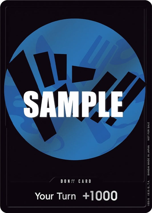 Image for DON!! Card (Blue) (One Piece Promotion Cards) - One Piece Card Game