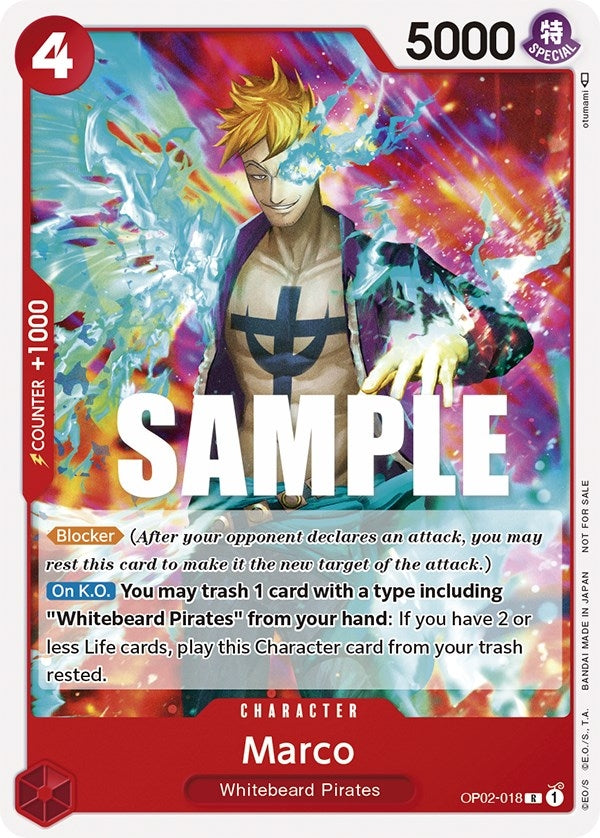 Image for Marco (Promotion Pack 2023) (OP02-018) (One Piece Promotion Cards) - One Piece Card Game