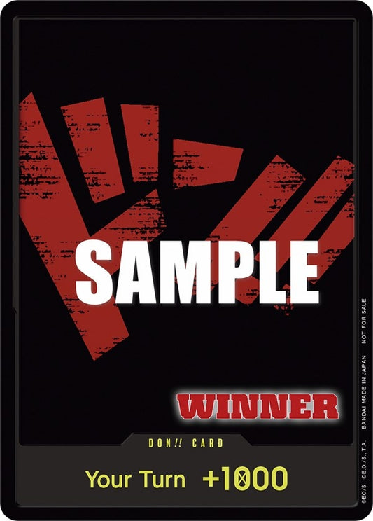 Image for DON!! Card (Tournament Pack Vol. 2) [Winner] (One Piece Promotion Cards) - One Piece Card Game