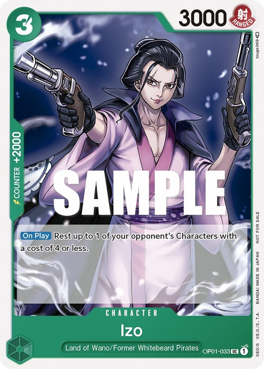 Image for Izo (Tournament Pack Vol. 2) (OP01-033) (One Piece Promotion Cards) - One Piece Card Game