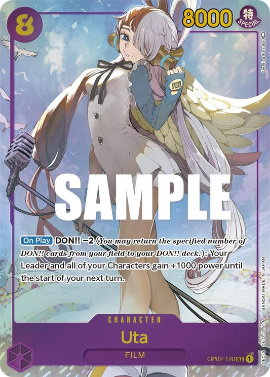 Image for Uta (Alternate Art) (OP02-120) (Paramount War) - One Piece Card Game