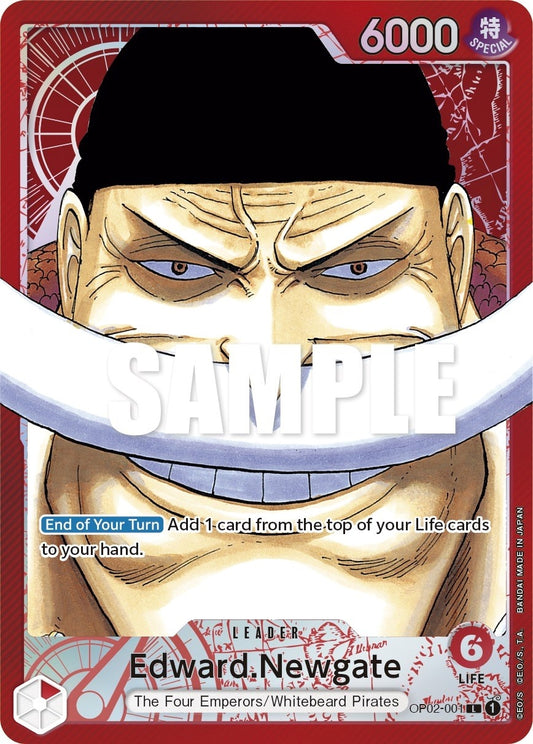 Image for Edward.Newgate (001) (Alternate Art) (OP02-001) (Paramount War) - One Piece Card Game