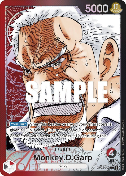 Image for Monkey.D.Garp (002) (Alternate Art) (OP02-002) (Paramount War) - One Piece Card Game