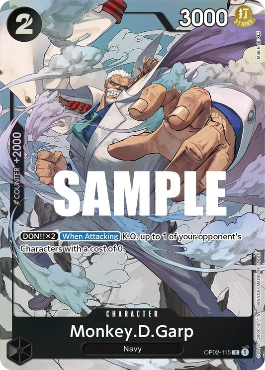 Image for Monkey.D.Garp (115) (Alternate Art) (OP02-115) (Paramount War) - One Piece Card Game