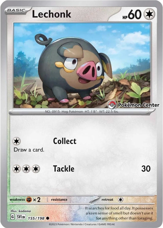 Image for Lechonk (Pokemon Center Exclusive) (155/198) (Miscellaneous Cards & Products) - Pokemon