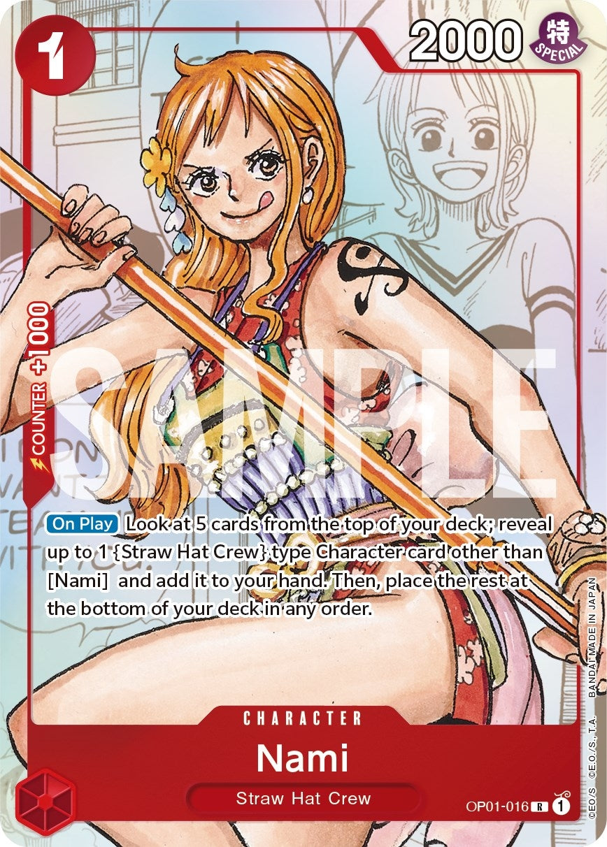 Image for Nami - OP01-016 (Alternate Art) (OP01-016) (One Piece Promotion Cards) - One Piece Card Game
