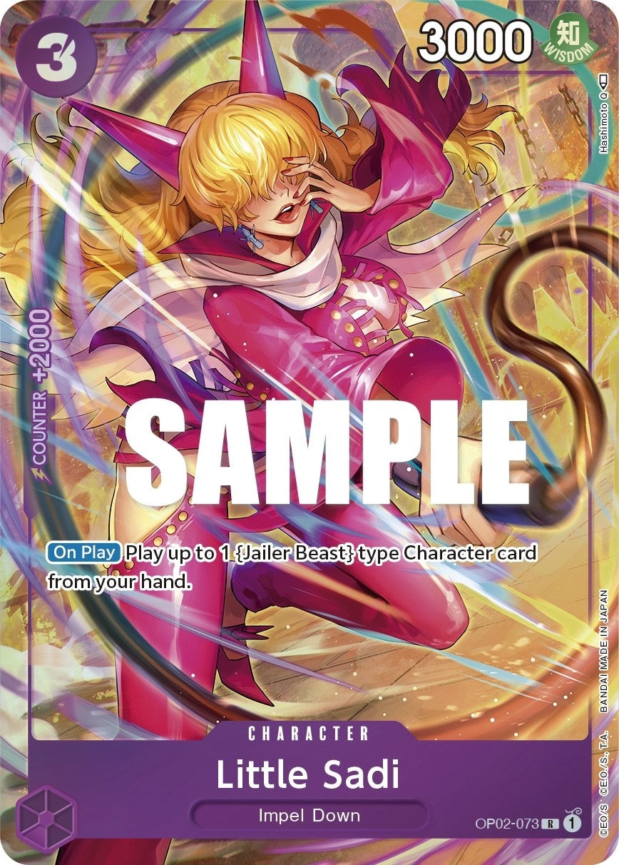 Image for Little Sadi (Alternate Art) (OP02-073) (Paramount War) - One Piece Card Game