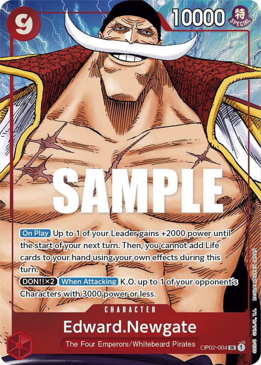 Image for Edward.Newgate (004) (Alternate Art) (OP02-004) (Paramount War) - One Piece Card Game