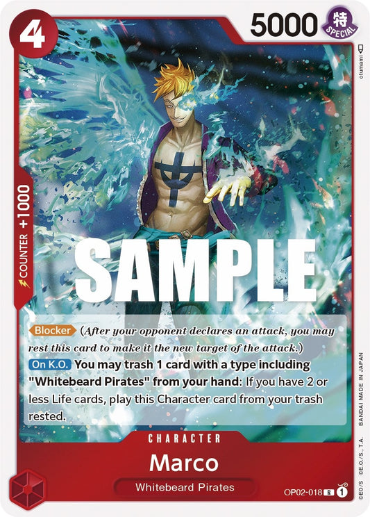 Image for Marco (OP02-018) (Paramount War) - One Piece Card Game
