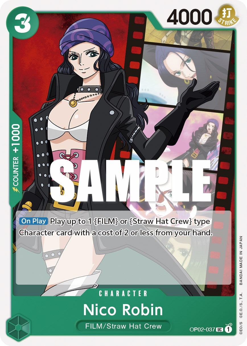 Image for Nico Robin (OP02-037) (Paramount War) - One Piece Card Game