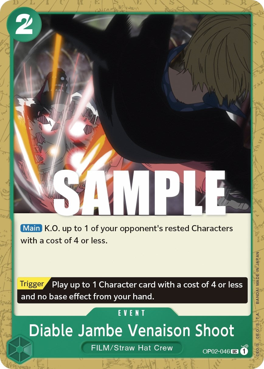 Image for Diable Jambe Venaison Shoot (OP02-046) (Paramount War) - One Piece Card Game