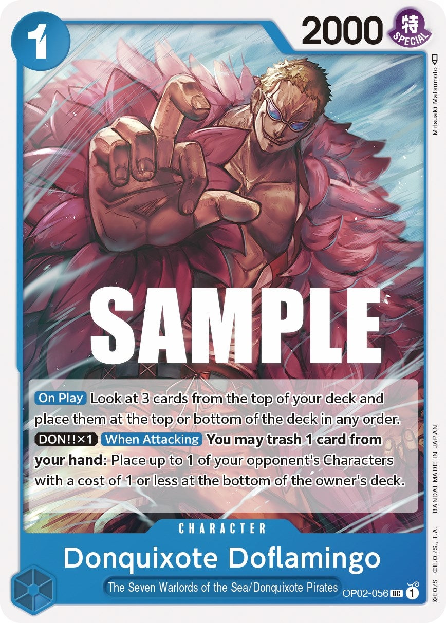 Image for Donquixote Doflamingo (OP02-056) (Paramount War) - One Piece Card Game