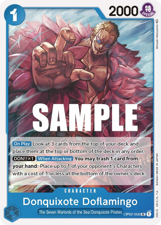 Image for Donquixote Doflamingo (OP02-056) (Paramount War) - One Piece Card Game