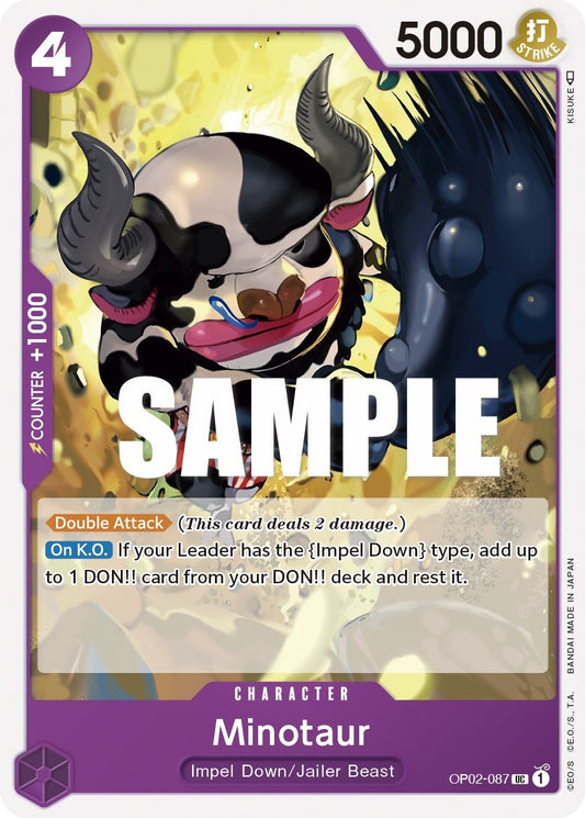 Image for Minotaur (OP02-087) (Paramount War) - One Piece Card Game