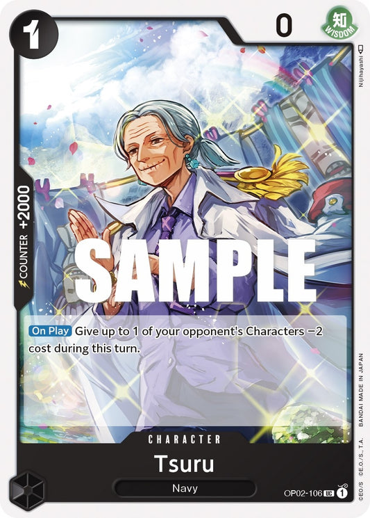 Image for Tsuru (OP02-106) (Paramount War) - One Piece Card Game