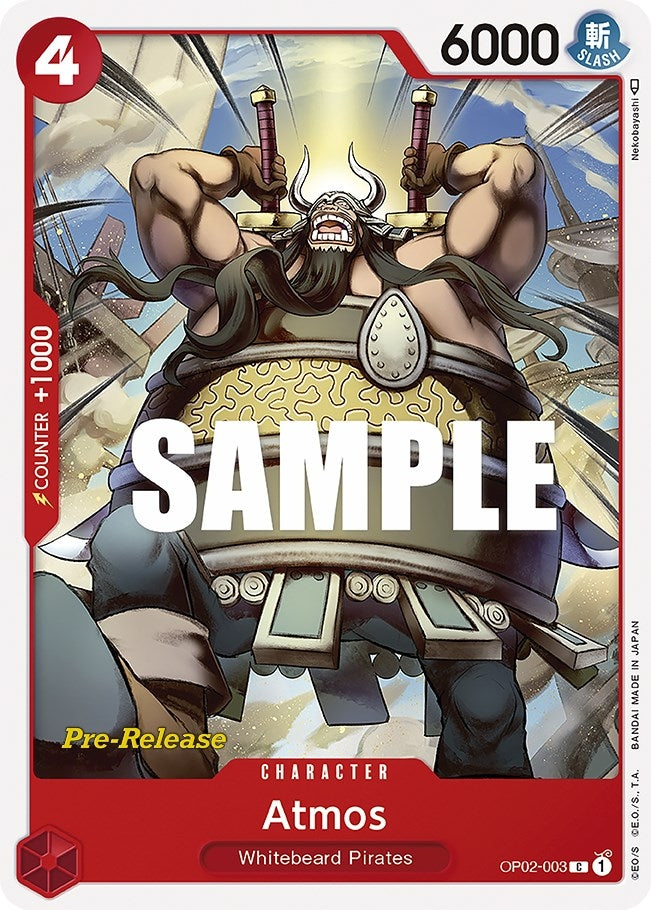 Image for Atmos (OP02-003) (Paramount War Pre-Release Cards) - One Piece Card Game