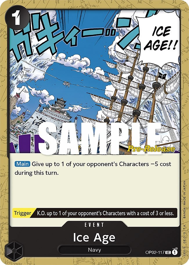 Image for Ice Age (OP02-117) (Paramount War Pre-Release Cards) - One Piece Card Game