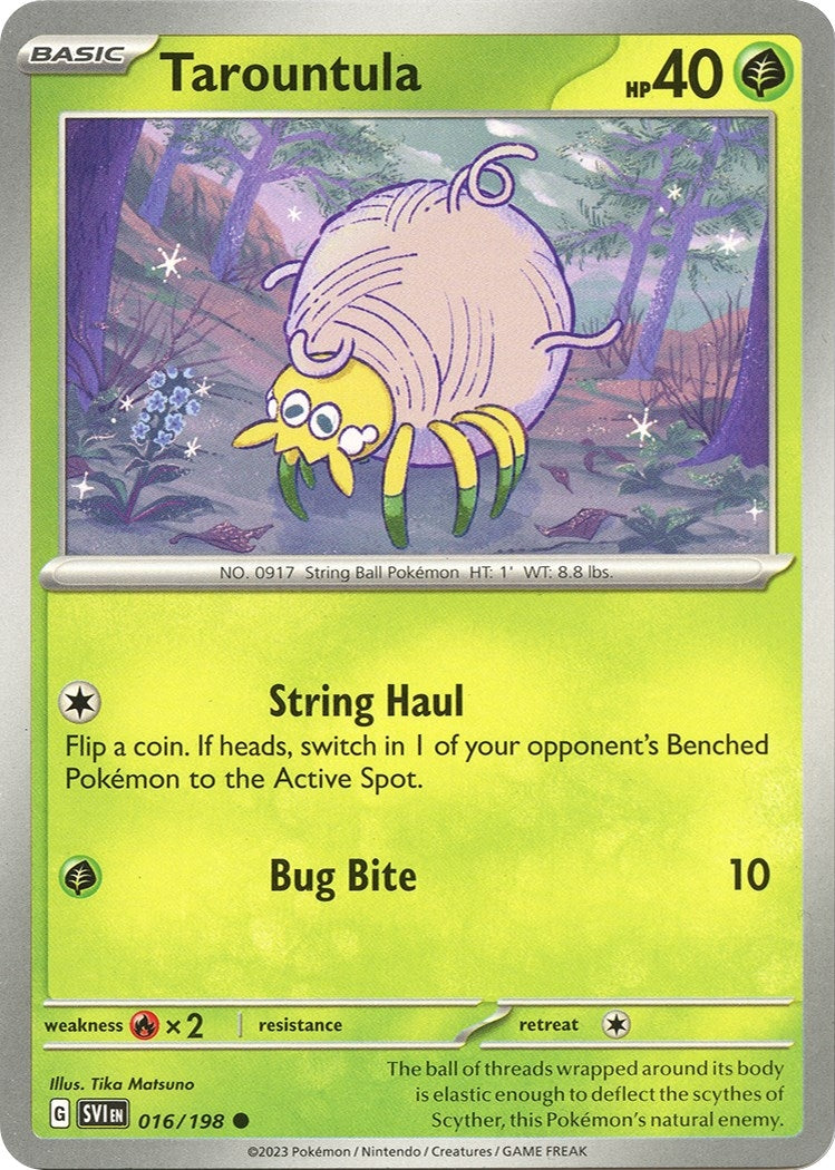 Image for Tarountula (016/198) (SV01: Scarlet & Violet Base Set) - Pokemon