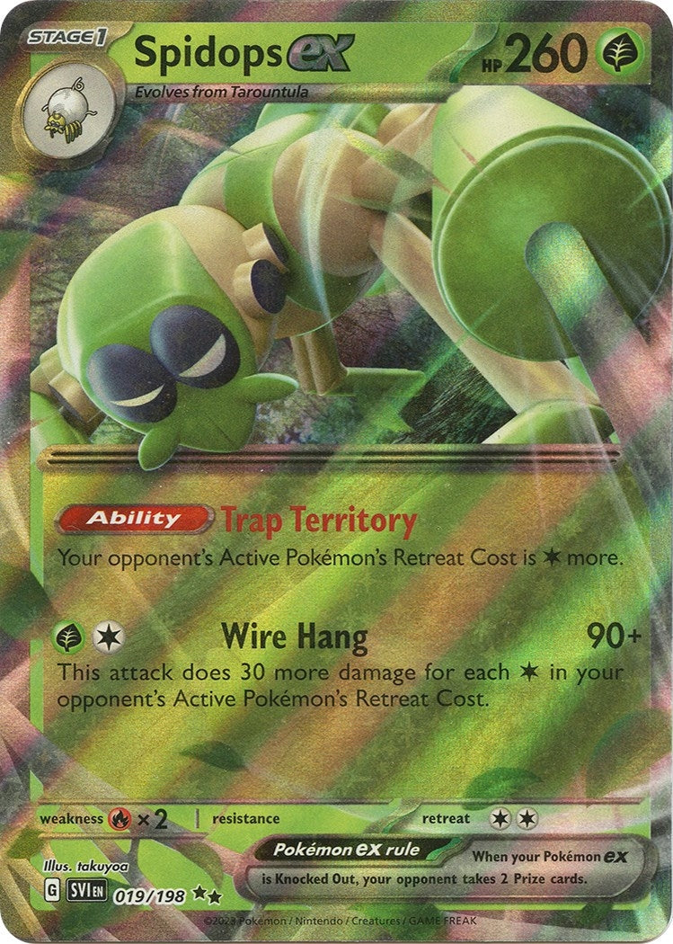 Image for Spidops ex (019/198) (SV01: Scarlet & Violet Base Set) - Pokemon