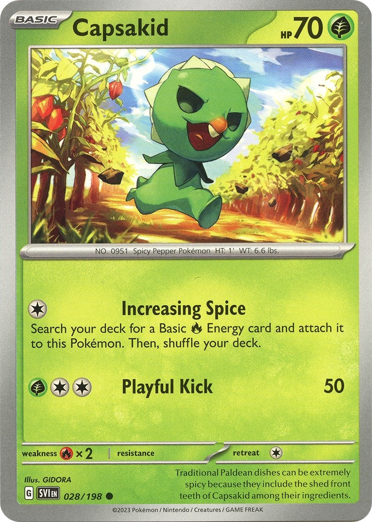 Image for Capsakid (028/198) (SV01: Scarlet & Violet Base Set) - Pokemon