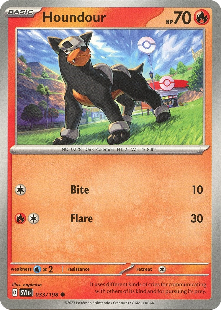 Image for Houndour (033/198) (SV01: Scarlet & Violet Base Set) - Pokemon