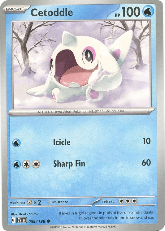 Image for Cetoddle (059/198) (SV01: Scarlet & Violet Base Set) - Pokemon