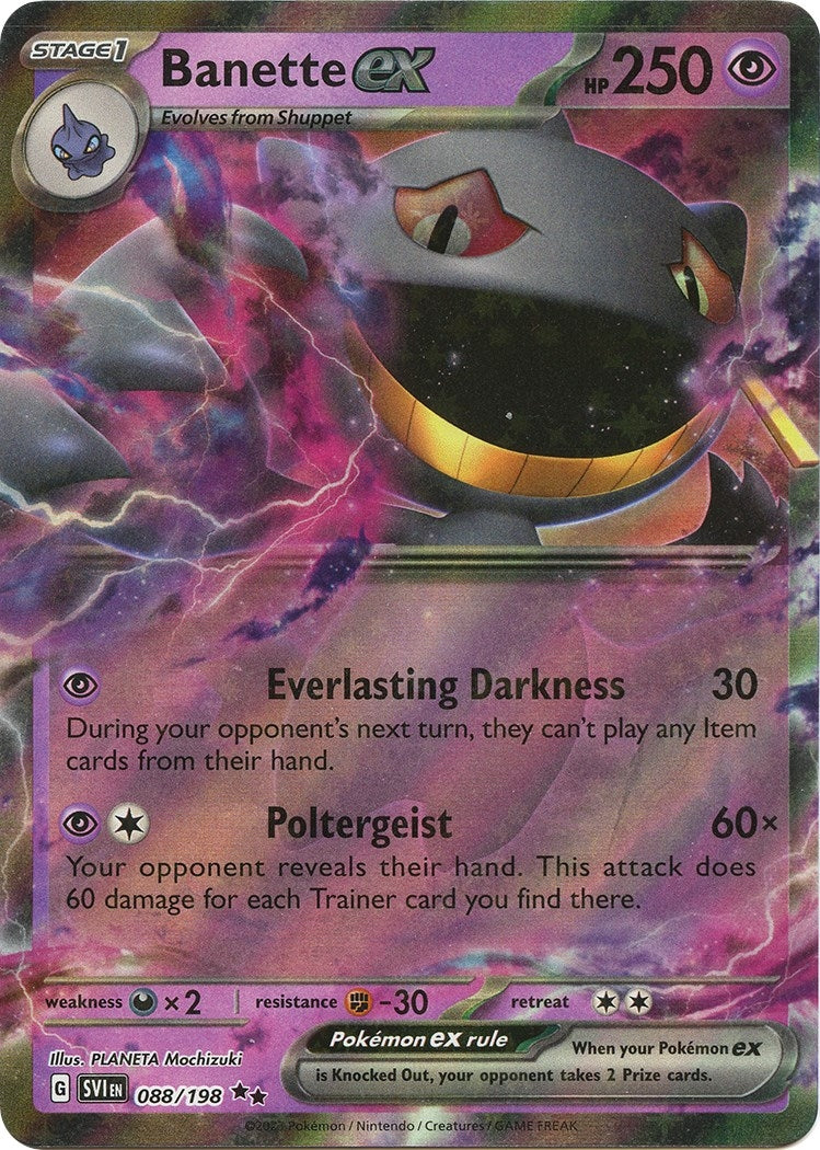 Image for Banette ex (088/198) (SV01: Scarlet & Violet Base Set) - Pokemon