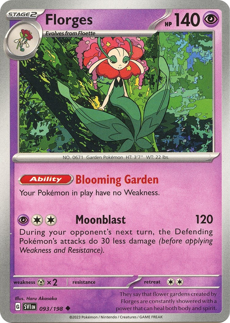 Image for Florges (093/198) (SV01: Scarlet & Violet Base Set) - Pokemon
