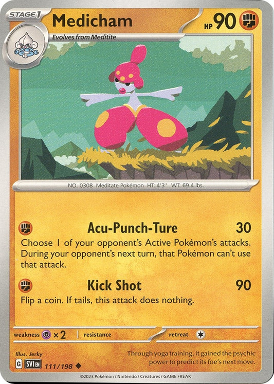 Image for Medicham (111/198) (SV01: Scarlet & Violet Base Set) - Pokemon