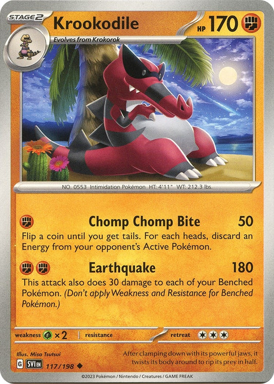 Image for Krookodile (117/198) (SV01: Scarlet & Violet Base Set) - Pokemon