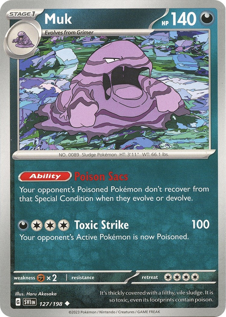 Image for Muk (127/198) (SV01: Scarlet & Violet Base Set) - Pokemon