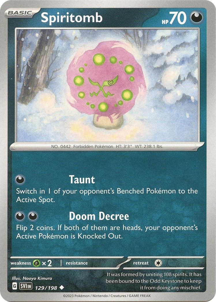 Image for Spiritomb (129/198) (SV01: Scarlet & Violet Base Set) - Pokemon