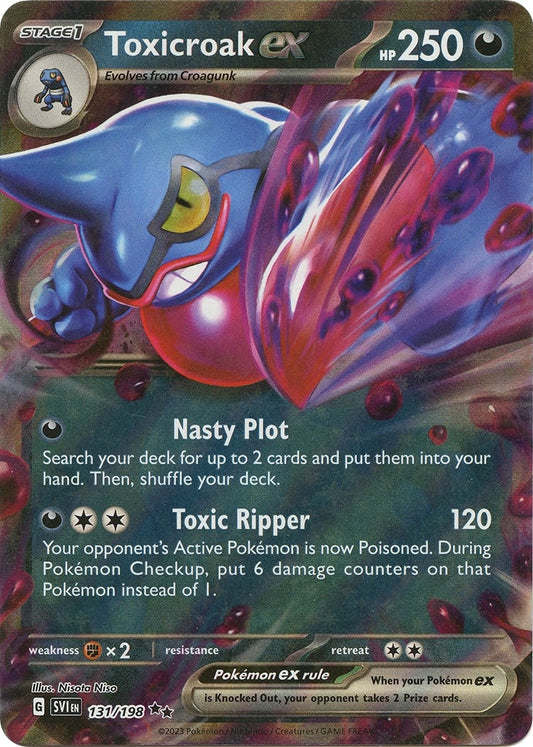 Image for Toxicroak ex (131/198) (SV01: Scarlet & Violet Base Set) - Pokemon