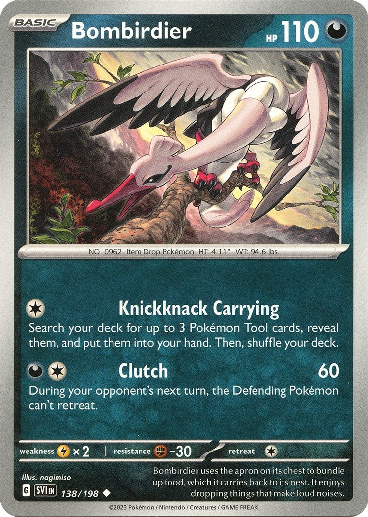 Image for Bombirdier (138/198) (SV01: Scarlet & Violet Base Set) - Pokemon