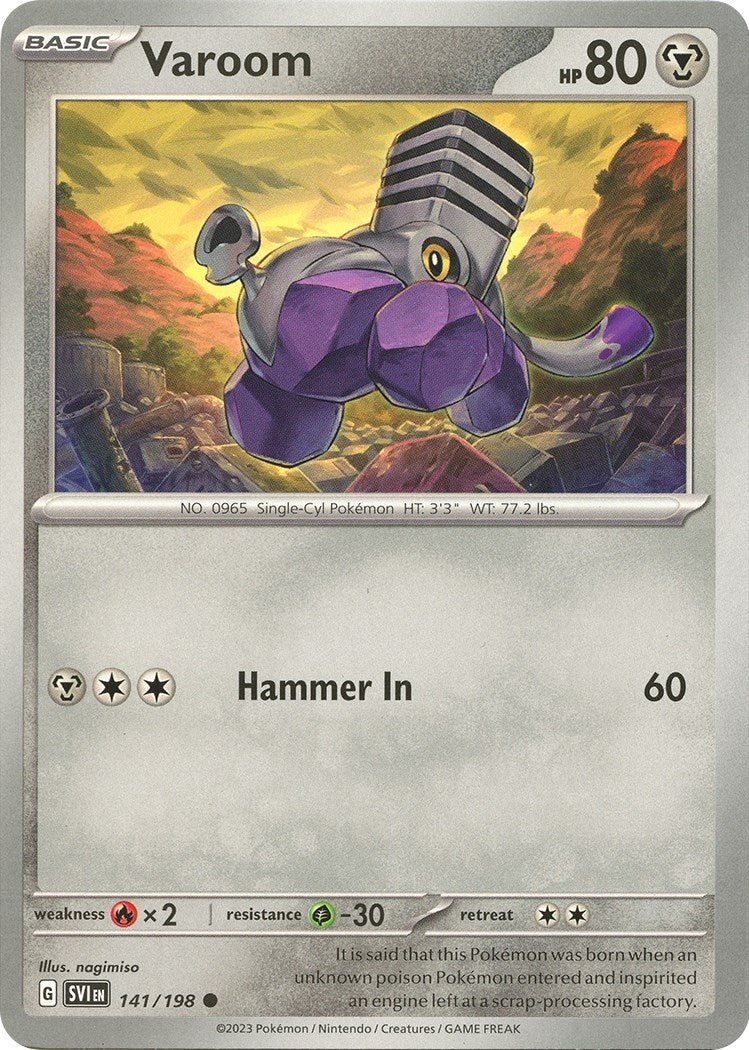 Image for Varoom (141/198) (SV01: Scarlet & Violet Base Set) - Pokemon