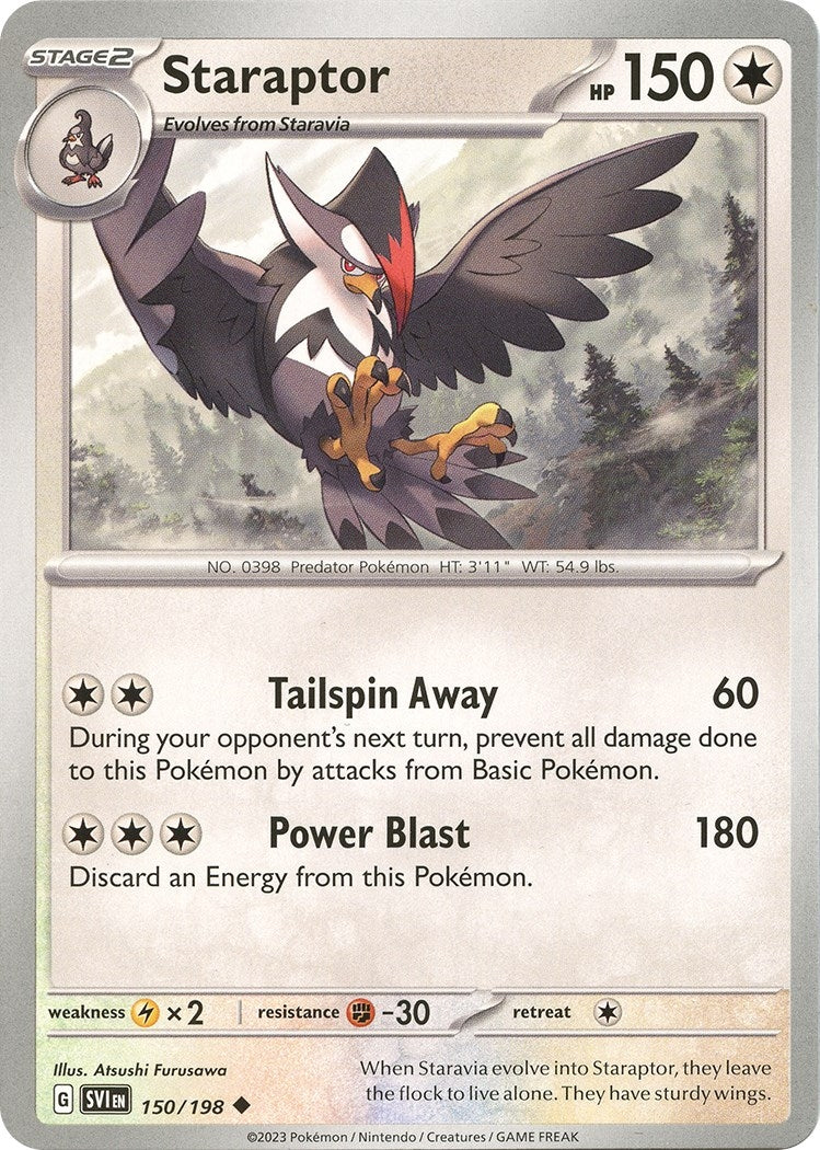 Image for Staraptor (150/198) (SV01: Scarlet & Violet Base Set) - Pokemon