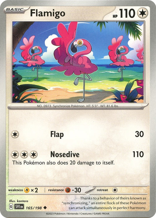 Image for Flamigo (165/198) (SV01: Scarlet & Violet Base Set) - Pokemon