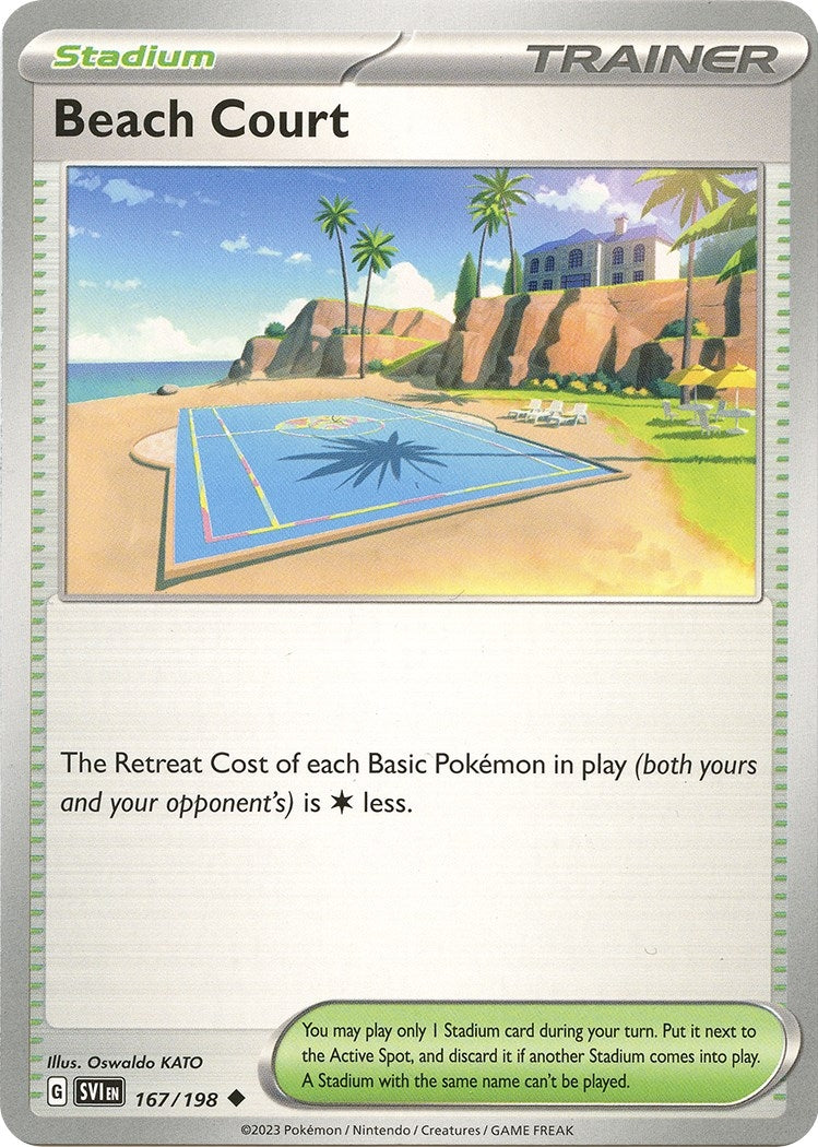 Image for Beach Court (167/198) (SV01: Scarlet & Violet Base Set) - Pokemon