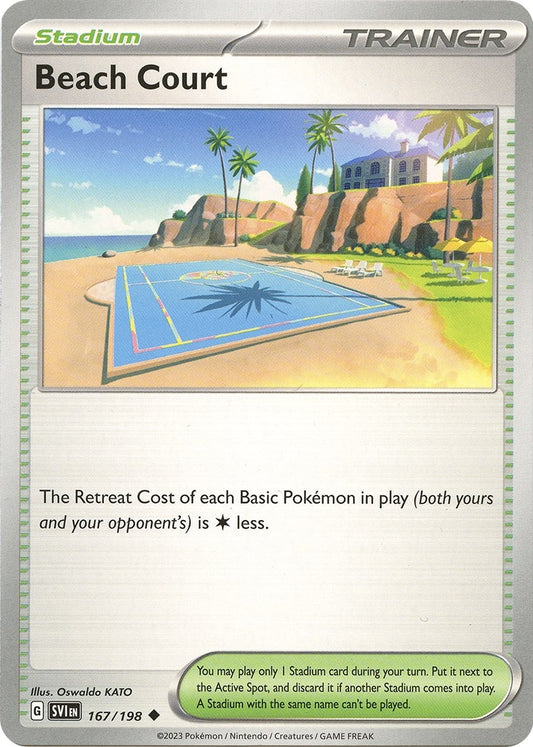 Image for Beach Court (167/198) (SV01: Scarlet & Violet Base Set) - Pokemon