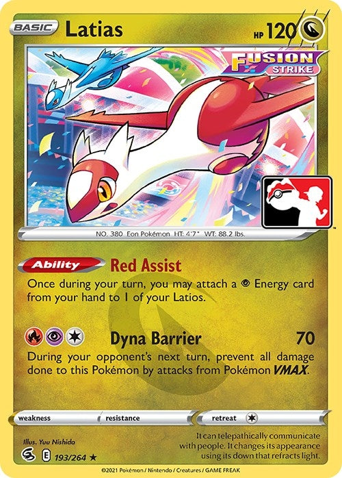 Image for Latias (193/264) (Prize Pack Series Cards) - Pokemon