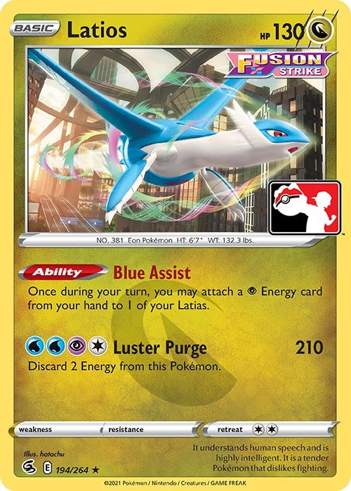 Image for Latios (194/264) (Prize Pack Series Cards) - Pokemon