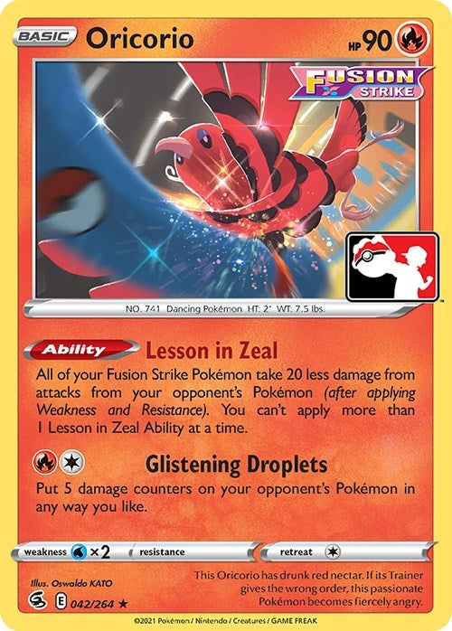 Image for Oricorio (042/264) (Prize Pack Series Cards) - Pokemon