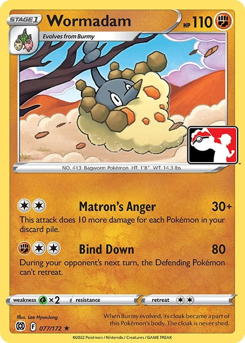Image for Wormadam (077) (077/172) (Prize Pack Series Cards) - Pokemon