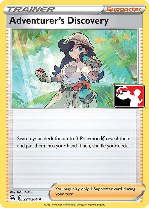 Image for Adventurer's Discovery (224/264) (Prize Pack Series Cards) - Pokemon